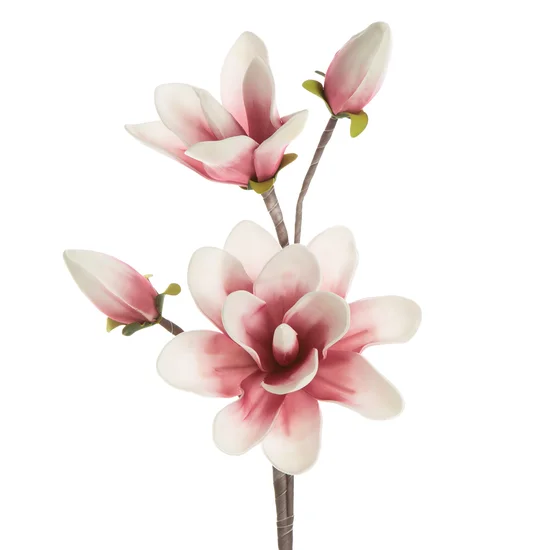 MAGNOLIA  kwiat sztuczny dekoracyjny z pianki foamirian - ∅ 17 x 59 cm - biały