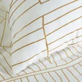 LIMITED COLLECTION Pościel  LUNA 2 z makosatyny bawełnianej z motywem liści bananowca BLASK BIELI - 160 x 200 cm - biały 13