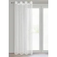 Firana ELLISSA z siateczki nie wymagająca prasowania - 140 x 250 cm - biały 2