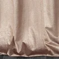 DIVA LINE Zasłona z miękkiego welwetu zdobiona jasnozłotym nieregularnym wzorem - 140 x 250 cm - różowy 3