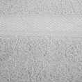 Ręcznik ALTEA z bordiurą z melanżowym pasem w stylu eko - 70 x 140 cm - jasnopopielaty 2