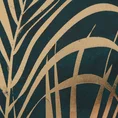 Obraz PALMTREE nadruk na płótnie złotych liści palmowych - 45 x 60 cm - ciemnozielony 2