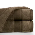 Ręcznik szybkoschnący MODERN z bawełny - 50 x 90 cm - brązowy 1