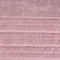 Ręcznik z bordiurą z przetykaną srebrną nicią - 50 x 90 cm - liliowy 2