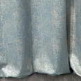 DIVA LINE Zasłona z miękkiego welwetu zdobiona jasnozłotym nieregularnym wzorem - 140 x 270 cm - niebieski 3