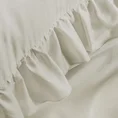 EUROFIRANY PREMIUM Komplet pościeli VENUS z makosatyny bawełnianej zdobionej falbanami - 220 x 200 cm - beżowy 5