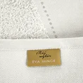 EWA MINGE Ręcznik KARINA w kolorze kremowym, zdobiony aplikacją z cyrkonii na miękkiej szenilowej bordiurze - 70 x 140 cm - kremowy 6