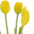 Bukiet TULIPANÓW  sztuczny kwiat do salonu - 41 cm - żółty 2