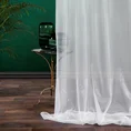 Firana SYLVIA z gładkiej błyszczącej tkaniny - 350 x 250 cm - biały 1