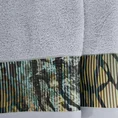 EWA MINGE Komplet ręczników CARLA w eleganckim opakowaniu, idealne na prezent! - 2 szt. 70 x 140 cm - srebrny 4