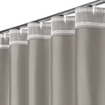 Zasłona DORA z gładkiej i miękkiej w dotyku tkaniny o welurowej strukturze - 360 x 220 cm - brązowy 8