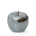 Jabłko - figurka ceramiczna SIMONA z perłowym połyskiem - 11 x 11 x 13 cm - oliwkowy 2