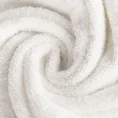 Ręcznik GISEL z żakardową bordiurą z motywem skóry węża - 50 x 90 cm - kremowy 5