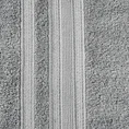 Ręcznik JUDY z bordiurą podkreśloną błyszczącą nicią - 70 x 140 cm - stalowy 2