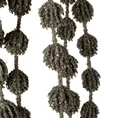 GAŁĄZKA OZDOBNA ZWISAJĄCA z drobnymi pąkami, kwiat sztuczny dekoracyjny - 100 cm - stalowy 2