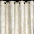 Zasłona MALIA z miękkiego welwetu z przecieranym wzorem i srebrzystym nadrukiem - 140 x 250 cm - kremowy 6