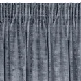 Zasłona DARIA z miękkiego welwetu o aksamitnej strukturze z efektem cieniowania - 140 x 270 cm - stalowy 6