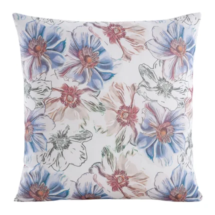 Poszewka FLORE 7 zdobiona kwiatowym printem Poszewka FLORE 7 zdobiona kwiatowym printem - 45 x 45 cm