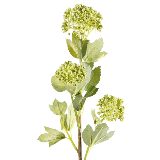 KALINA gałązka, kwiat sztuczny dekoracyjny - ∅ 5 x 50 cm - zielony