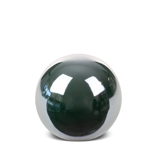 Kula ceramiczna AMORA 2 o lśniącej powierzchni - ∅ 9 x 9 cm - zielony