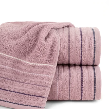DESIGN 91 Ręcznik IZA klasyczny jednokolorowy z bordiurą w pasy DESIGN 91 Ręcznik IZA klasyczny jednokolorowy z bordiurą w pasy - 50 x 90 cm