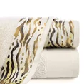 EWA MINGE Komplet ręczników CECIL w eleganckim opakowaniu, idealne na prezent! - 2 szt. 70 x 140 cm - beżowy 2