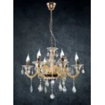 Lampa dekoracyjna GLITTER sześcioramienny żyrandol z kryształami - ∅ 70 x 52 cm - złoty 3