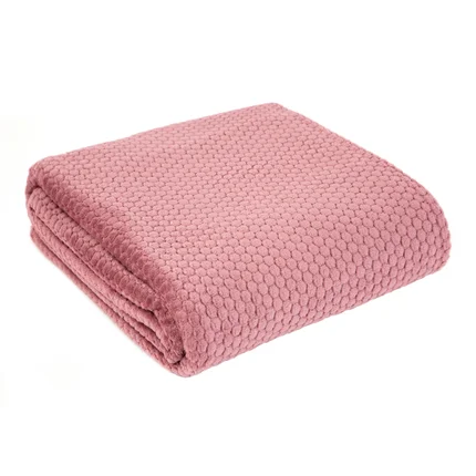 Miękki koc z wytłaczanym wzorem z efektem 3D Miękki koc z wytłaczanym wzorem z efektem 3D - 150 x 200 cm