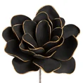 SZTUCZNY KWIAT dekoracyjny z plastycznej pianki foamiran - ∅ 27 x 60 cm - czarny 1
