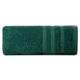 Ręcznik JUDY z bordiurą podkreśloną błyszczącą nicią - 50 x 90 cm - ciemnozielony 3
