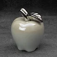 Jabłko - figurka ceramiczna SIMONA z perłowym połyskiem - 11 x 11 x 14 cm - perłowy 1