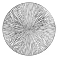 Podkładka AGATHA okrągła z ażurowym wzorem - ∅ 38 cm - srebrny 1