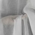 Tkanina firanowa  etamina  o gęstym splocie z dodatkiem połyskującej nici zakończona szwem obciążającym - 315 cm - biały 2
