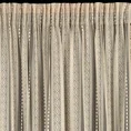 Zasłona ADORA w stylu boho ażurowa zdobiona subtelnymi chwostami - 140 x 270 cm - naturalny 6