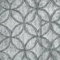 Narzuta o strukturze futra z wytłaczanym geometrycznym wzorem - 170 x 210 cm - srebrny 4