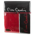 Zestaw prezentowy - komplet 2 szt ręczników sygnowane logo francuskiej marki Pierre Cardin zdobione subtelnym pasem na każdą okazję - 35 x 30 x 5 cm - czarny 1