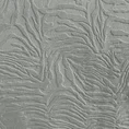 Komplet pościeli FLANO z tkaniny welwetowej z wytłaczanym wzorem liści palmy -  - srebrny 4