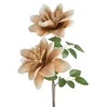 Kwiat sztuczny dekoracyjny z plastycznej pianki foamirian - ∅ 20 x 70 cm - beżowy 1