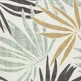EUROFIRANY CLASSIC Komplet pościeli ENRICA z bawełny z motywem liści - 220 x 200 cm - wielokolorowy 2
