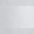 Firana z matowej etaminy zdobiona pasami z moherową błyszczącą nicią - 140 x 250 cm - biały 7