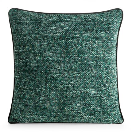 Poszewka dekoracyjna BARI z plecionej szenilowej nici z efektem melanżu 45 x 45 cm miętowy | Eurofirany