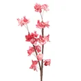 SZTUCZNY KWIAT dekoracyjny z pianki foamiran - dł. 73 cm dł.z kwiatami 40 cm - amarantowy 1