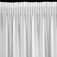 Firana SANDRA z gładkiej etaminy - 140 x 270 cm - biały 4