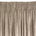 Zasłona RIVA z miękkiego welwetu z drobnym marmurowym wzorem - 140 x 270 cm - ciemnobeżowy 6