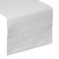 Bieżnik MADLEN z bawełny tkany w drobny wzorek - 40 x 140 cm - biały 3