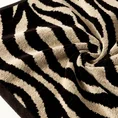 Ręcznik ZEBRA z motywem zwierzęcych pasów - 70 x 140 cm - czarny 5