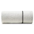 Klasyczny ręcznik BAMBO z dodatkiem włókien bambusowych z paskiem - 50 x 90 cm - kremowy 3
