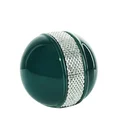 Kula CARDO w stylu glamour zdobiona kryształkami w dwóch kształtach - ∅ 13 x 12 cm - turkusowy 1