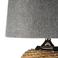 Lampa PATI w stylu boho z plecioną podstawą i matowym abażurem - 38 x 43 x 78 cm - stalowy 3