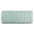 Ręcznik z welurową bordiurą przetykaną błyszczącą nicią - 50 x 90 cm - miętowy 3